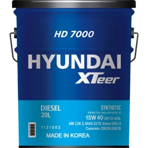 Aceite de motor Hyundai XTeer HD 7000 15W-40 20L