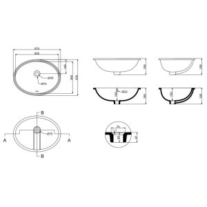 Lavabo Devit Laguna 1613110