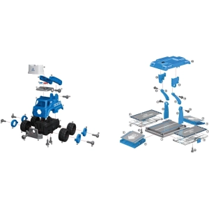 DIY Spatial Creativity Police Car and Crane LM9028-2A