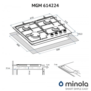 Minola MGM 614224 WH