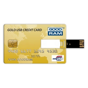 USB-unidad flash GOODRAM Gold USB Credit Card 16 Gb