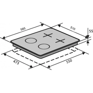 VENTOLUX HG 622 B9G RCS I BK