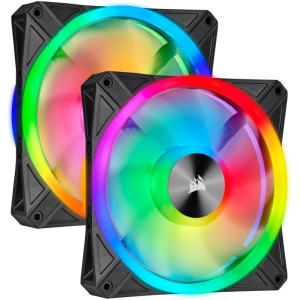 Sistema de refrigeración Corsair iCUE QL140 RGB 140 mm PWM Dual Fan