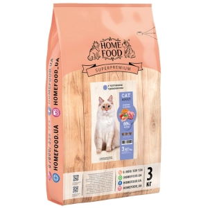 Comida para gatos Home Food Adult Sensitive Lamb/Salmon 1,6 kg