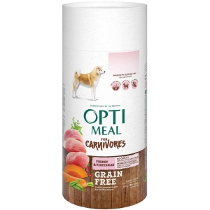 Comida para perros Optimeal Carnivores Turkey Vegetables 10 kg