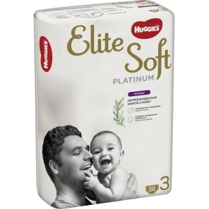 Huggies Elite Soft Platinum 3 / 58 pcs