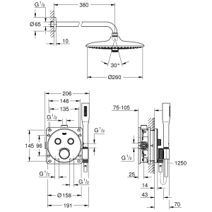 Grohe Grohtherm SmartControl 34744000