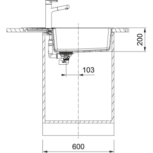 Franke Centro CNG 611-78 XL 114.0630.435