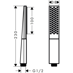 Hansgrohe Rainfinity 100 26867000