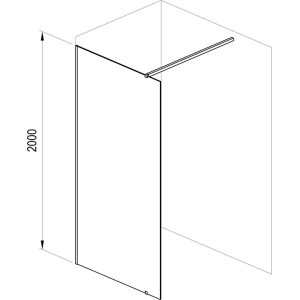 Ravak Walk-In Wall 150