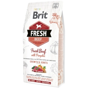 Comida para perros Brit Fresh Beef with Pumpkin Puppy Large 12 kg