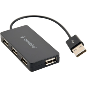 Lector de tarjetas/USB-concentrador Gembird UHB-U2P4-04