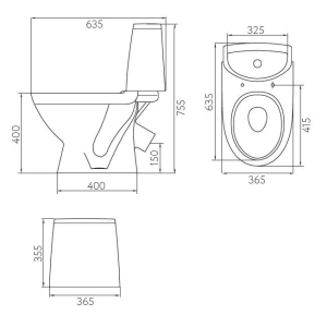 Inodoro Kolo Runa L89201