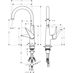 Hansgrohe Talis M51 72812000