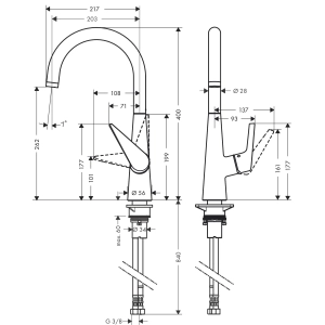 Hansgrohe Talis M51 72816000