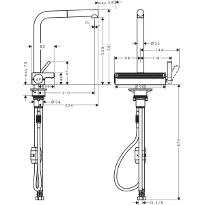 Hansgrohe Aquno Select M81 73836000