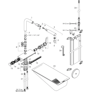 Hansgrohe Aquno Select M81 73830000