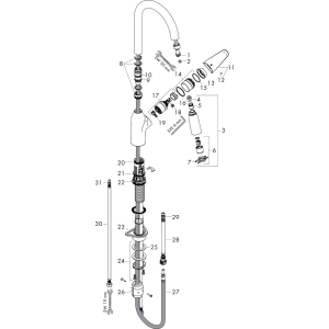 Hansgrohe Focus M42 71862000