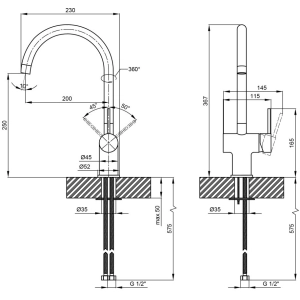 Q-tap Kuchyne 90107UC