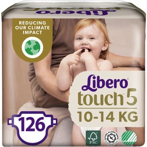 Pañales Libero Touch Open 5 / 126 pcs