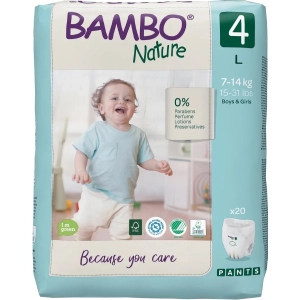 Pañales Bambo Nature Pants 4 / 20 pcs