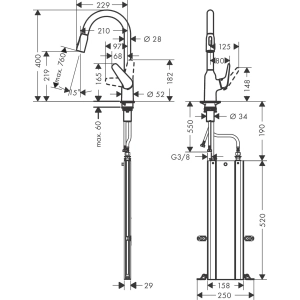 Hansgrohe Focus M42 71820000