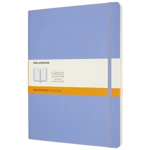 Bloc de notas Moleskine Ruled Soft Notebook Large Blue