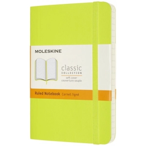 Bloc de notas Moleskine Ruled Soft Notebook Pocket lime