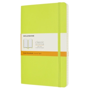 Bloc de notas Moleskine Ruled Notebook Large Soft Lime