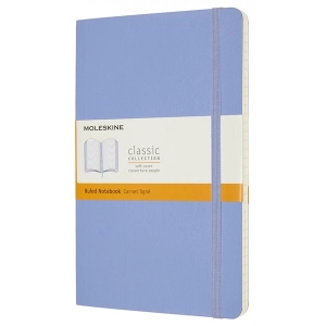 Bloc de notas Moleskine Ruled Notebook Large Soft Blue