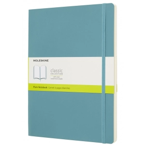 Bloc de notas Moleskine Plain Notebook A4 Soft Blue