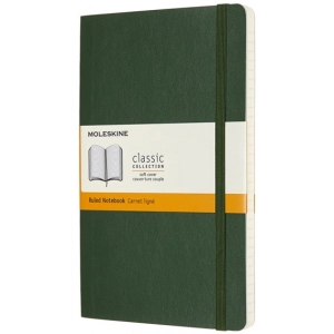 Bloc de notas Moleskine Ruled Notebook Large Soft Green