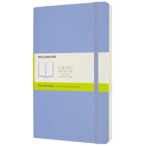 Bloc de notas Moleskine Plain Notebook Large Soft Blue