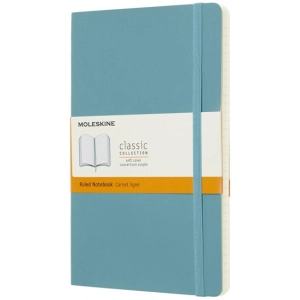 Bloc de notas Moleskine Ruled Notebook Large Soft Ocean Blue