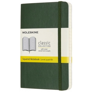 Bloc de notas Moleskine Squared Notebook Pocket Soft Green