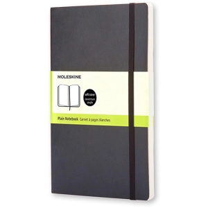 Bloc de notas Moleskine Plain Notebook Pocket Soft Black