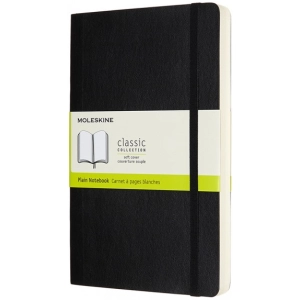 Bloc de notas Moleskine Plain Notebook Expanded Soft Black