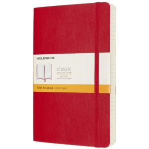 Bloc de notas Moleskine Ruled Notebook Expanded Soft Red