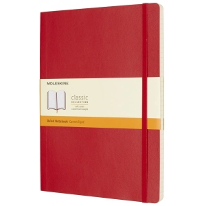 Bloc de notas Moleskine Ruled Notebook A4 Soft Red