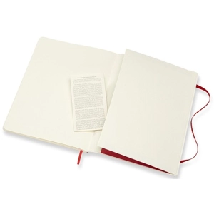 Moleskine Ruled Notebook A4 Soft Red