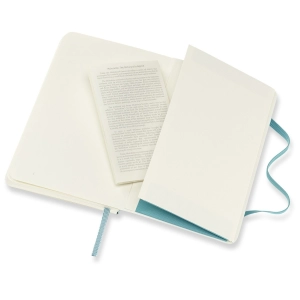 Moleskine Plain Notebook Pocket Soft Aquamarine