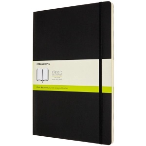 Bloc de notas Moleskine Plain Notebook A4 Soft Black