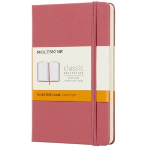 Bloc de notas Moleskine Ruled Notebook Pocket Pastel Pink