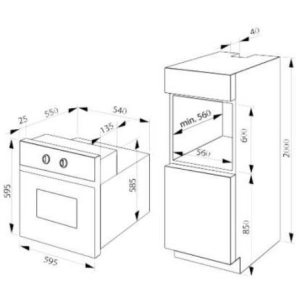 Amica ED 3759B FINE PYRO