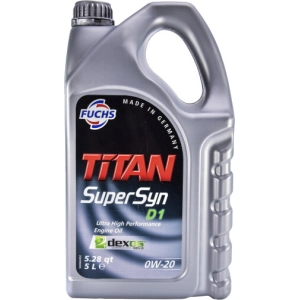 Aceite de motor Fuchs Titan Supersyn D1 0W-20 5L