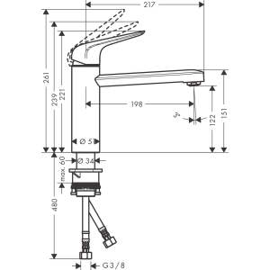 Hansgrohe Focus M42 71864000