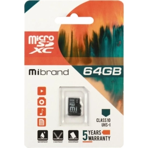 Mibrand microSDXC Class 10 UHS-1 64Gb