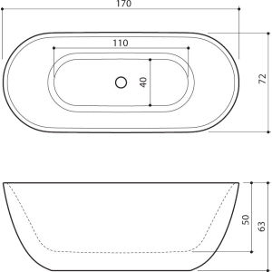 Balteco Halo 170x72