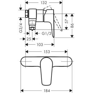 Hansgrohe Talis E 71761000