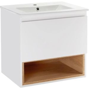 Mueble bajo lavabo Q-tap Robin 60 QT1372TPB6001WWO